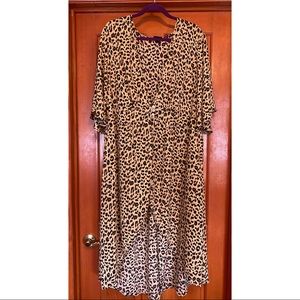 Torrid Plus Size Hi-Lo Kimono Leopard